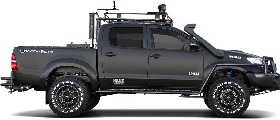 Toyota Hilux Pickup Truck Side View