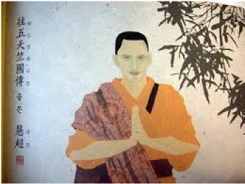 Traditional Asian Painting Manwith Bamboo