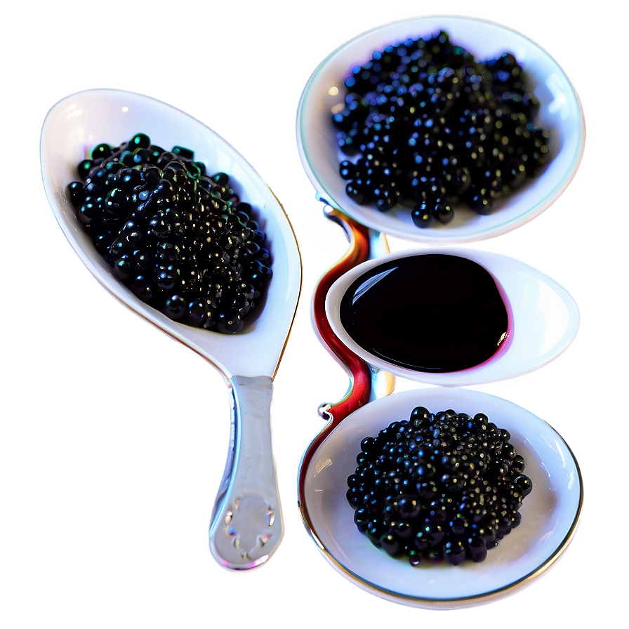 Traditional Caviar Service Png 06252024