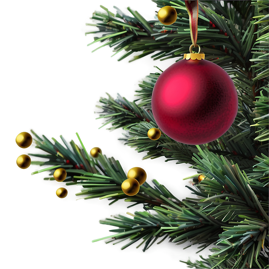 Traditional Christmas Tree Png 12