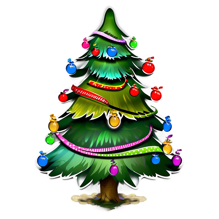 Traditional Christmas Tree PNG pjp PNG with transparent background