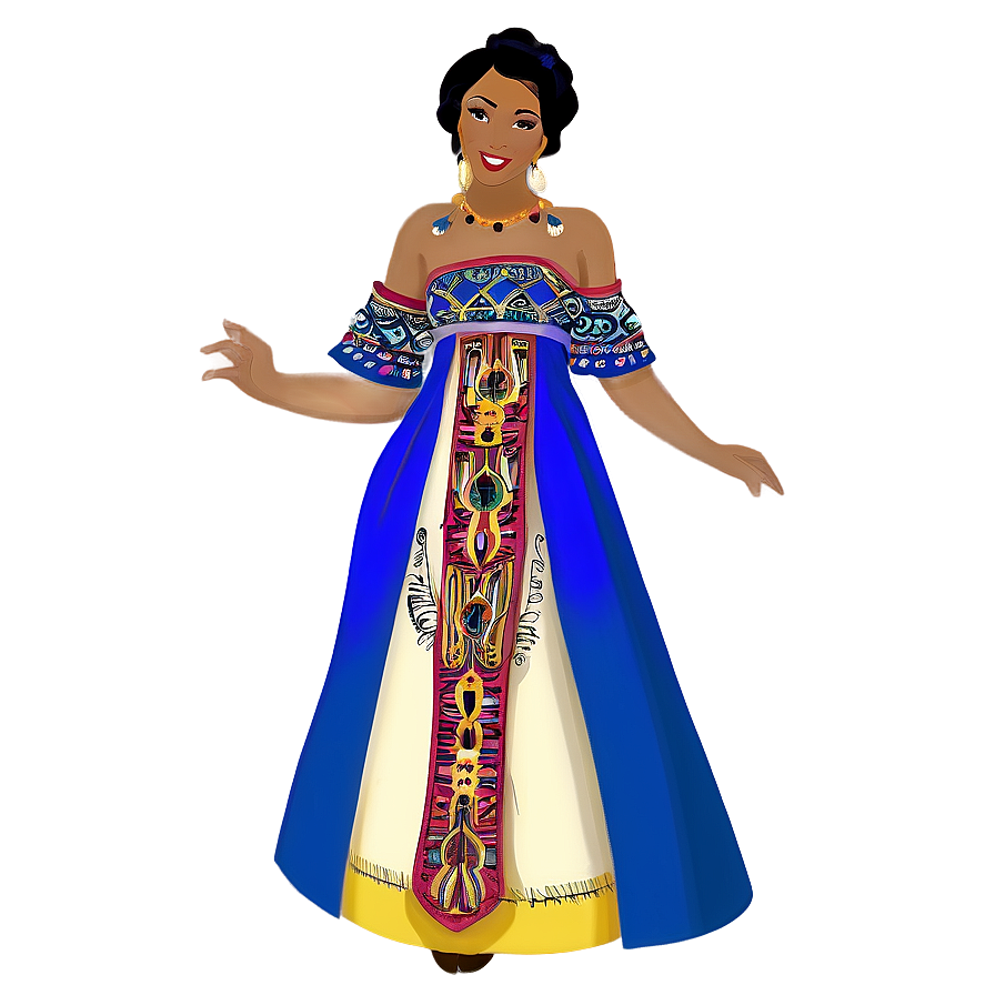 Traditional Costume Design Png 06112024