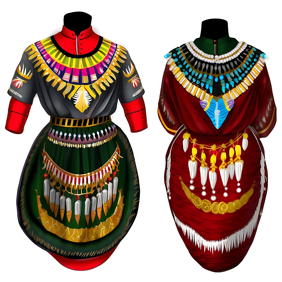 Traditional Costume Design Png 26