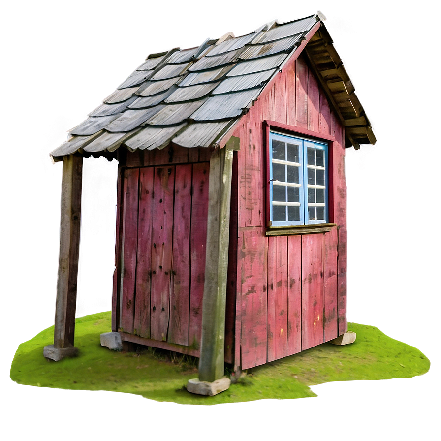 Traditional Countryside Outhouse Png 7