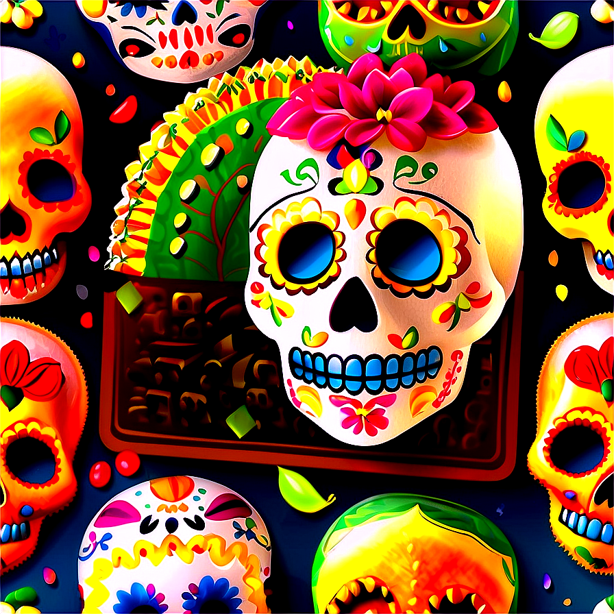 Traditional Day of the Dead Foods PNG 06112024 PNG with transparent background