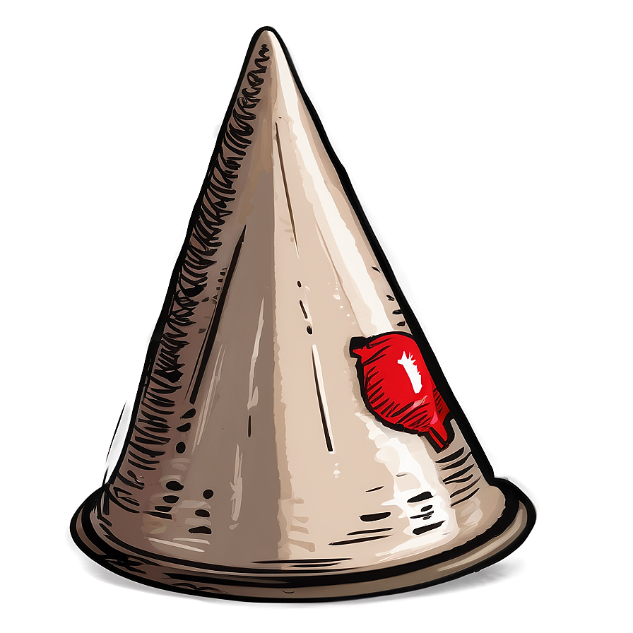 Traditional Dunce Cap Design Png 83