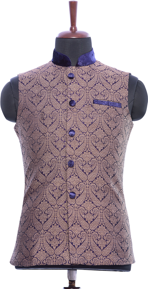 Traditional Embroidered Kurta Vest