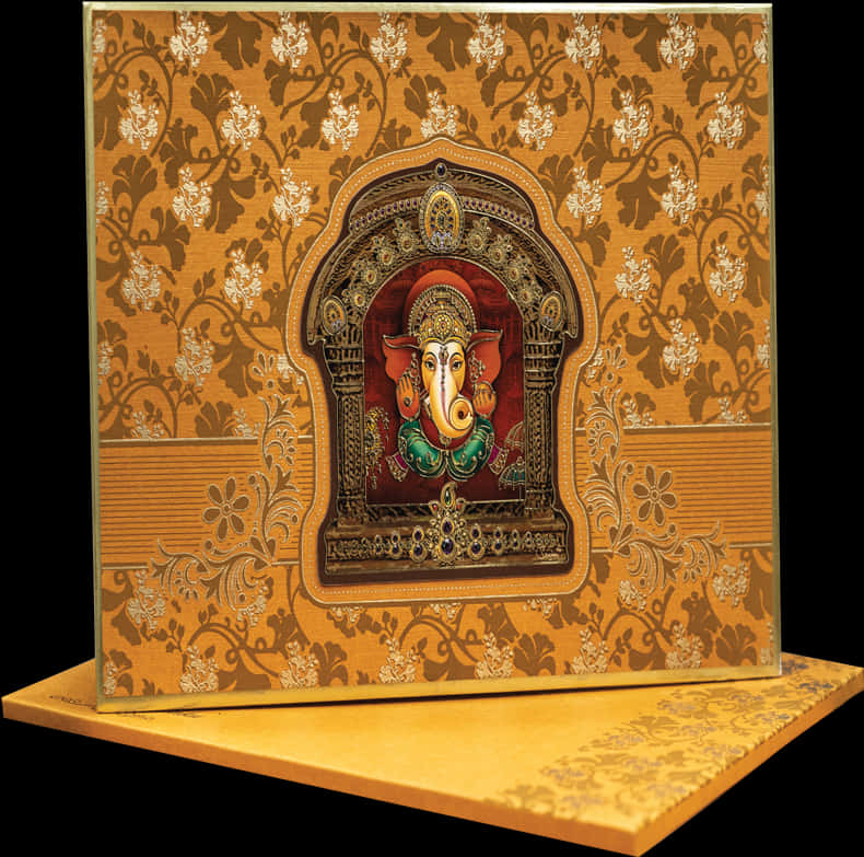 Traditional Ganesh Wedding Card