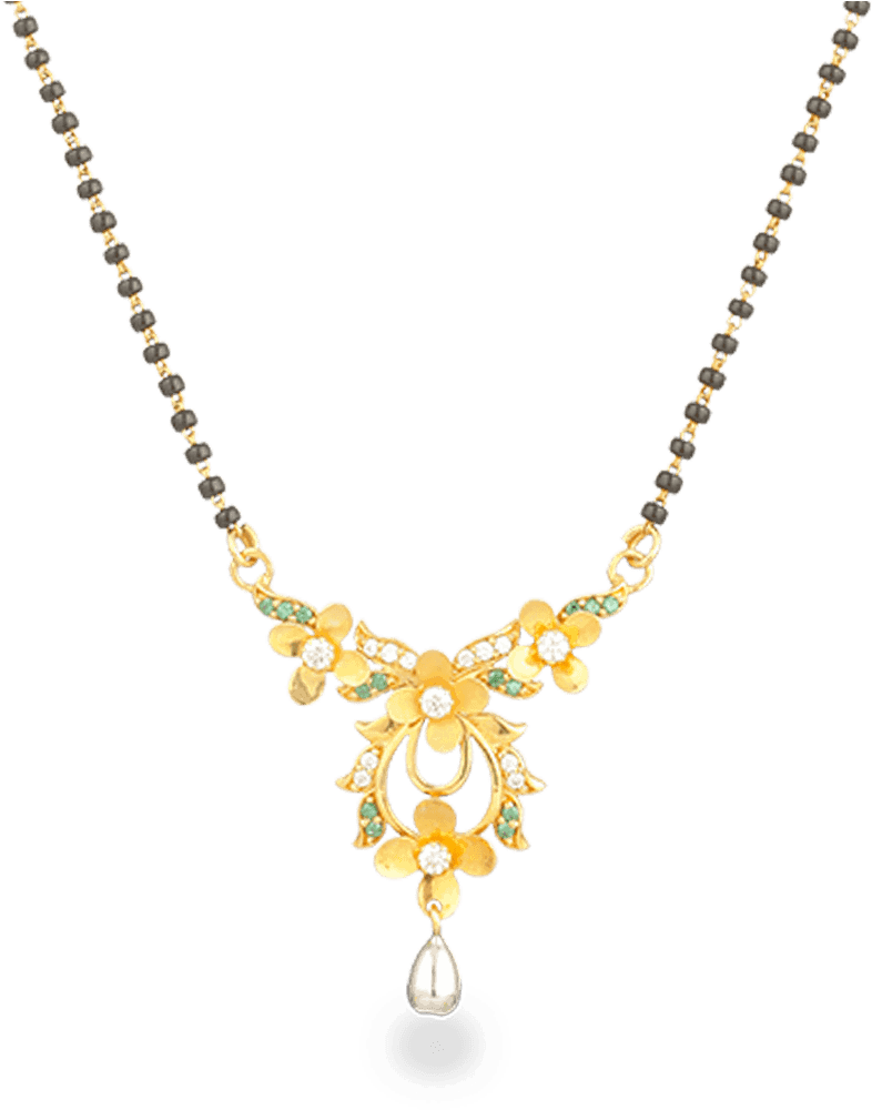 Traditional Gold Mangalsutra Design