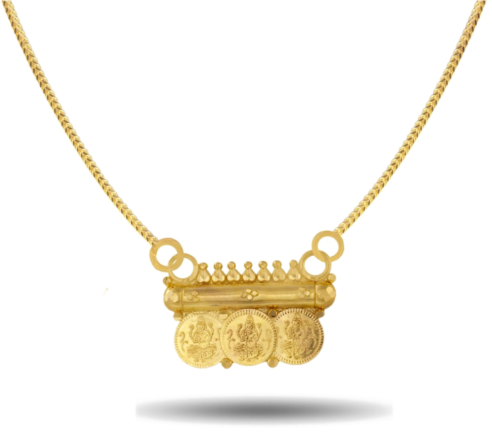 Traditional Gold Mangalsutra Design