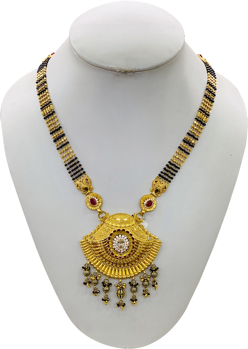 Traditional Gold Mangalsutra Design