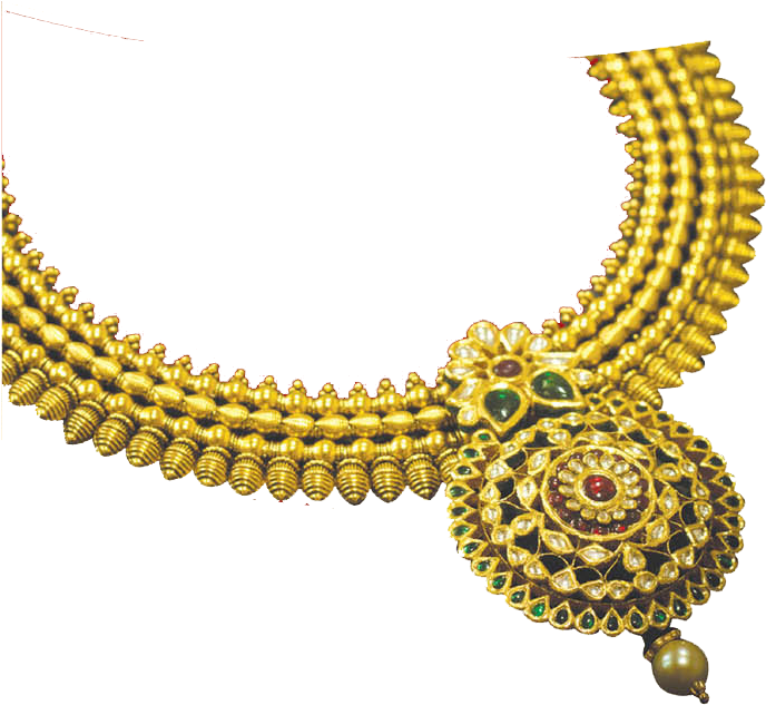 Traditional Gold Necklace Design