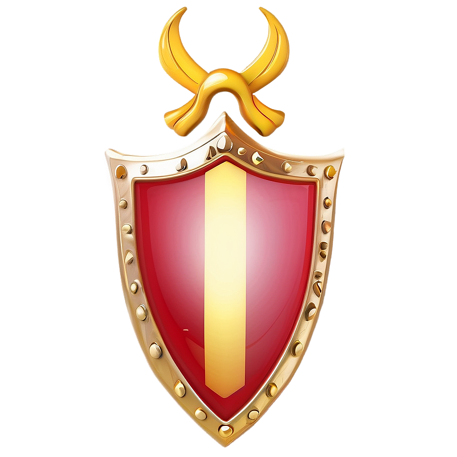 Traditional Gold Shield Png 32