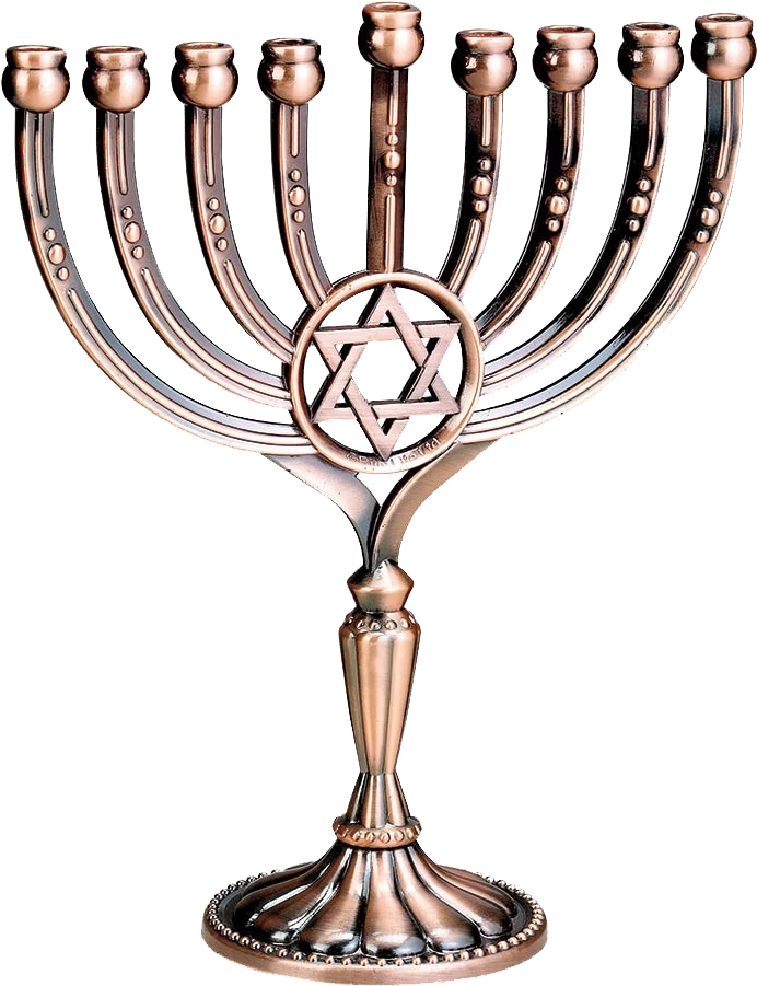 Hanukkah Png Background - Menorah Jewish, Transparent Png PNG with transparent background