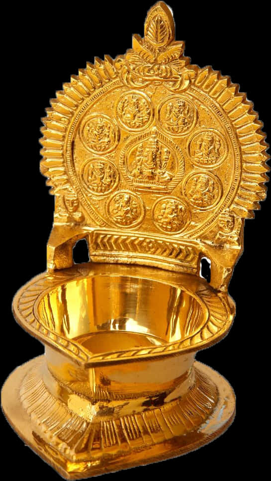 Traditional Indian Brass Lamp