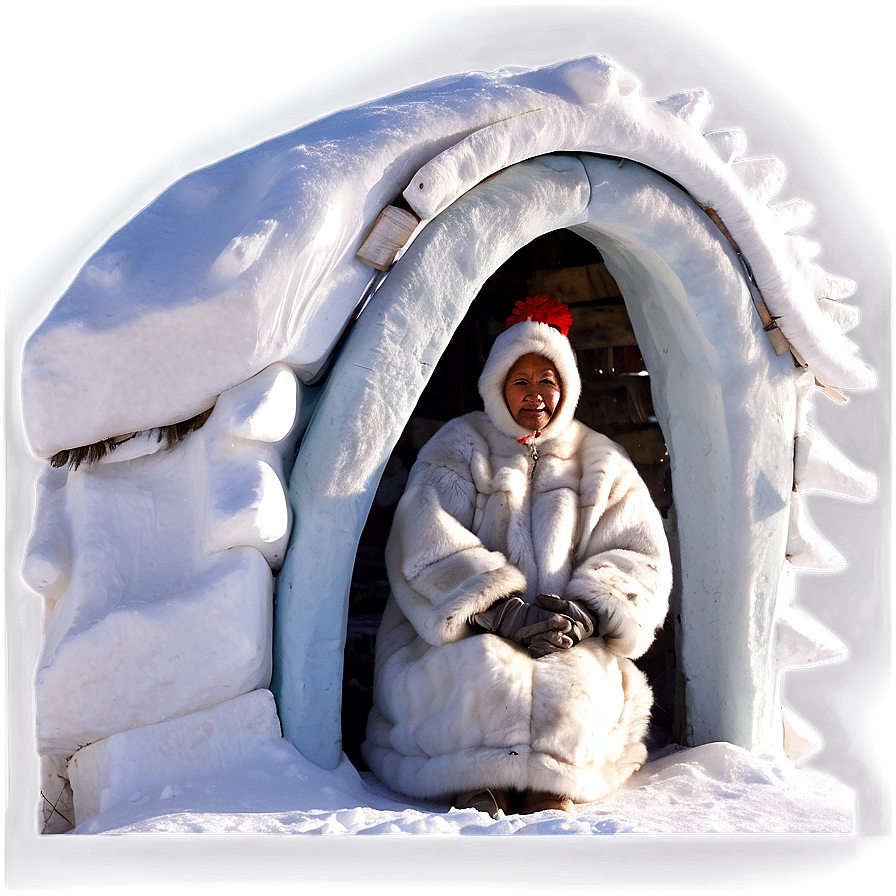 Traditional Inuit North Pole Life Png Skv