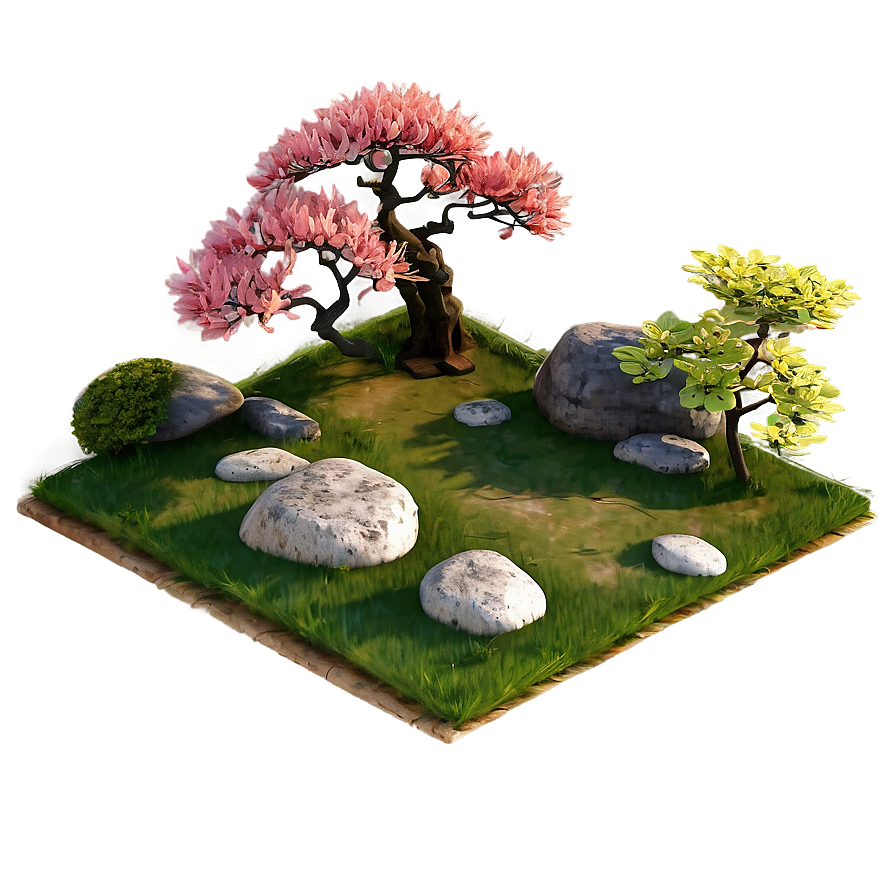 Traditional Japanese Garden Png Lvg25