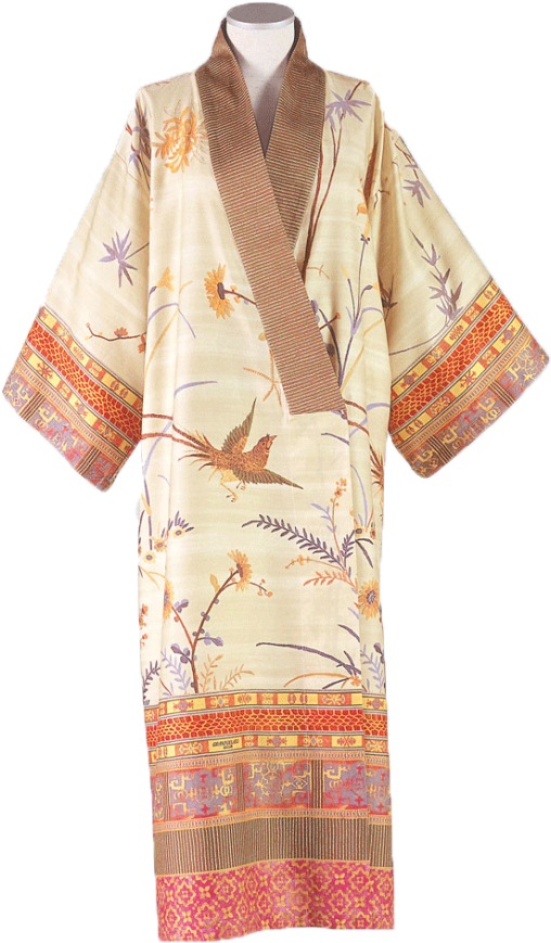 Traditional Japanese Kimono Design PNG with transparent background