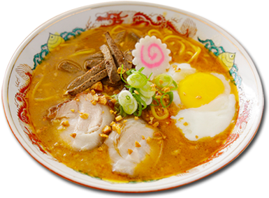 Traditional Japanese Ramen Bowl