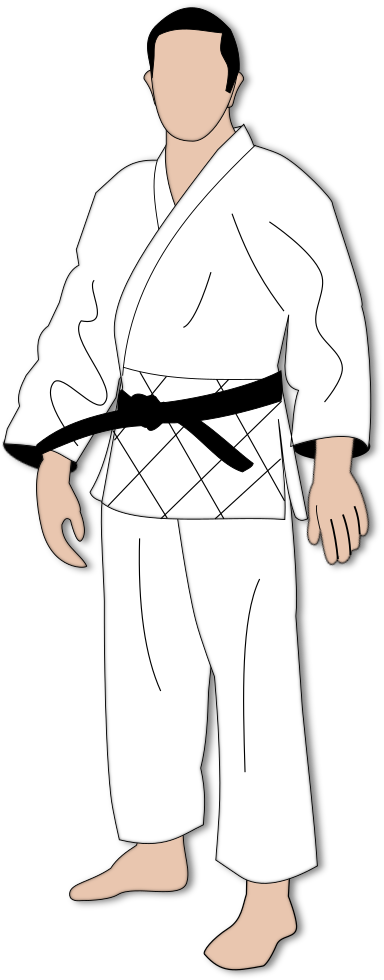 Traditional Kimono Attire Illustration