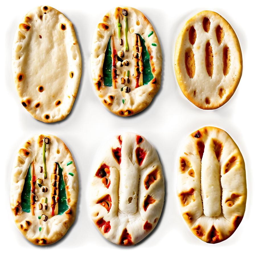 Traditional Naan Bread Png Tty