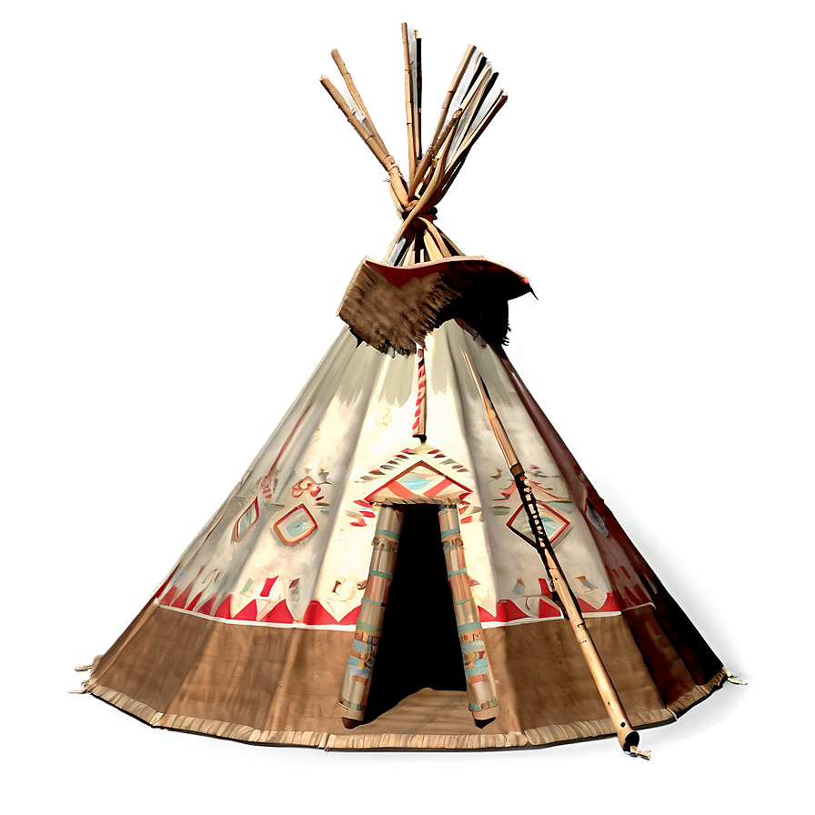 Traditional Native American Teepee Png Efk14