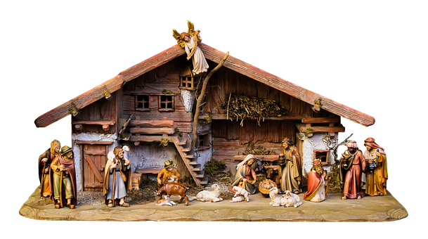 Traditional Nativity Scene Display