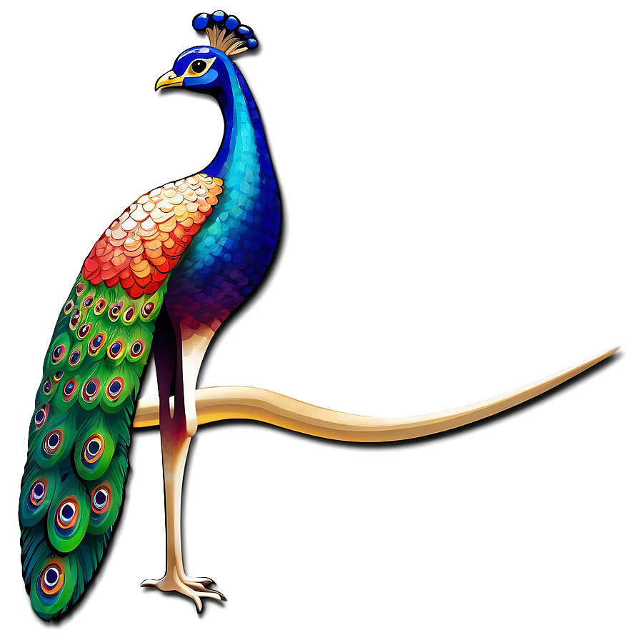 Traditional Peacock Motif Png Axl