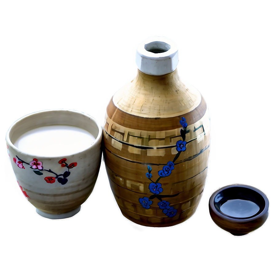 Traditional Sake Set PNG sao39 PNG with transparent background