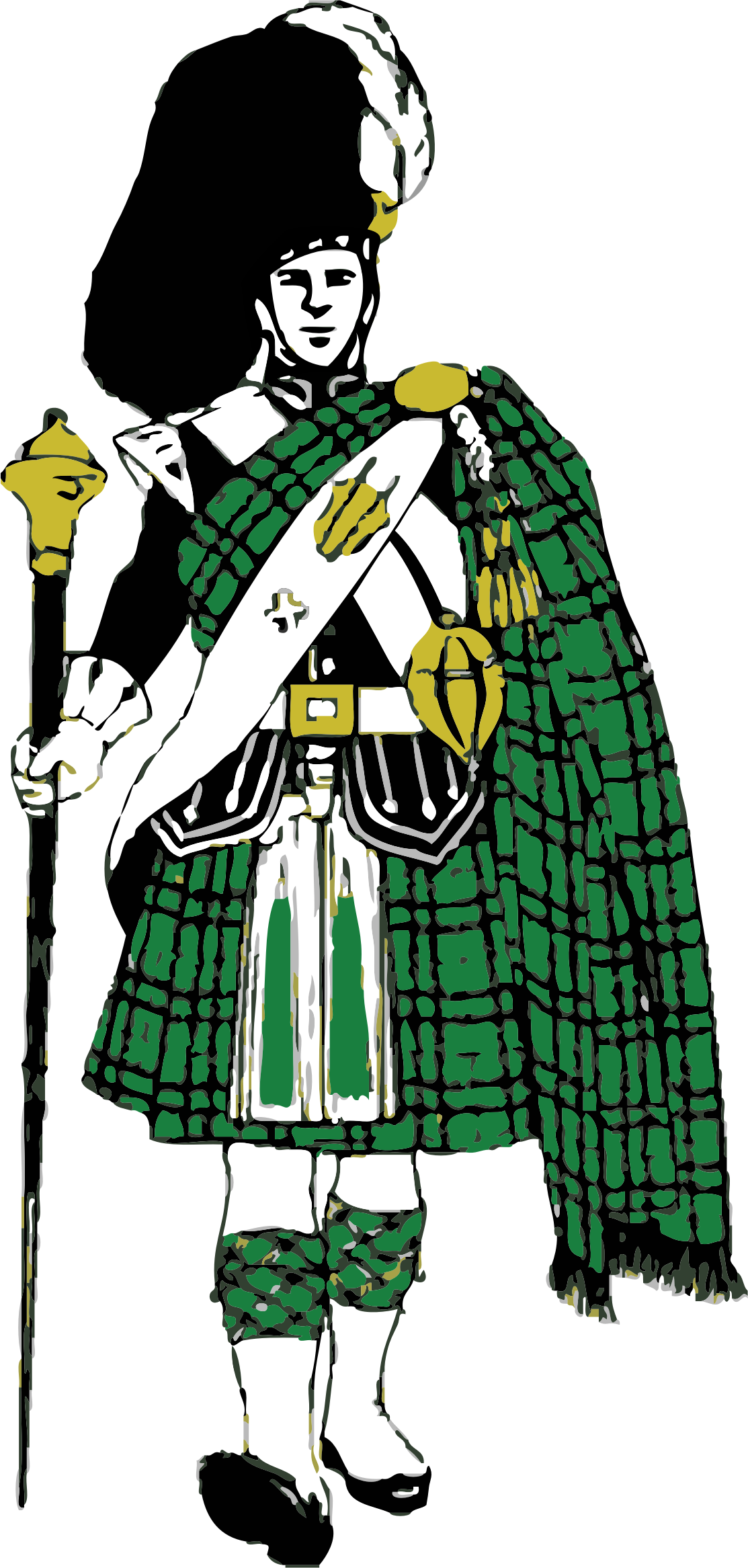 Traditional Scottish Highlander Attire