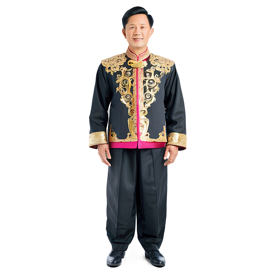 Traditional Singaporean Dress PNG 06232024 PNG with transparent background