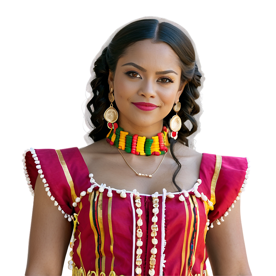 Traditional Spanish Dress PNG nbm PNG with transparent background
