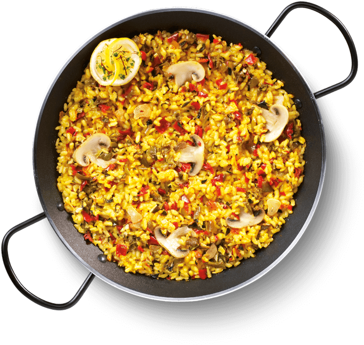 Traditional Spanish Paella Dish