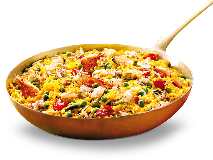 Traditional Spanish Paella Dish