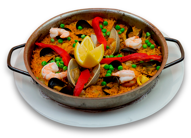 Traditional Spanish Paella Dish