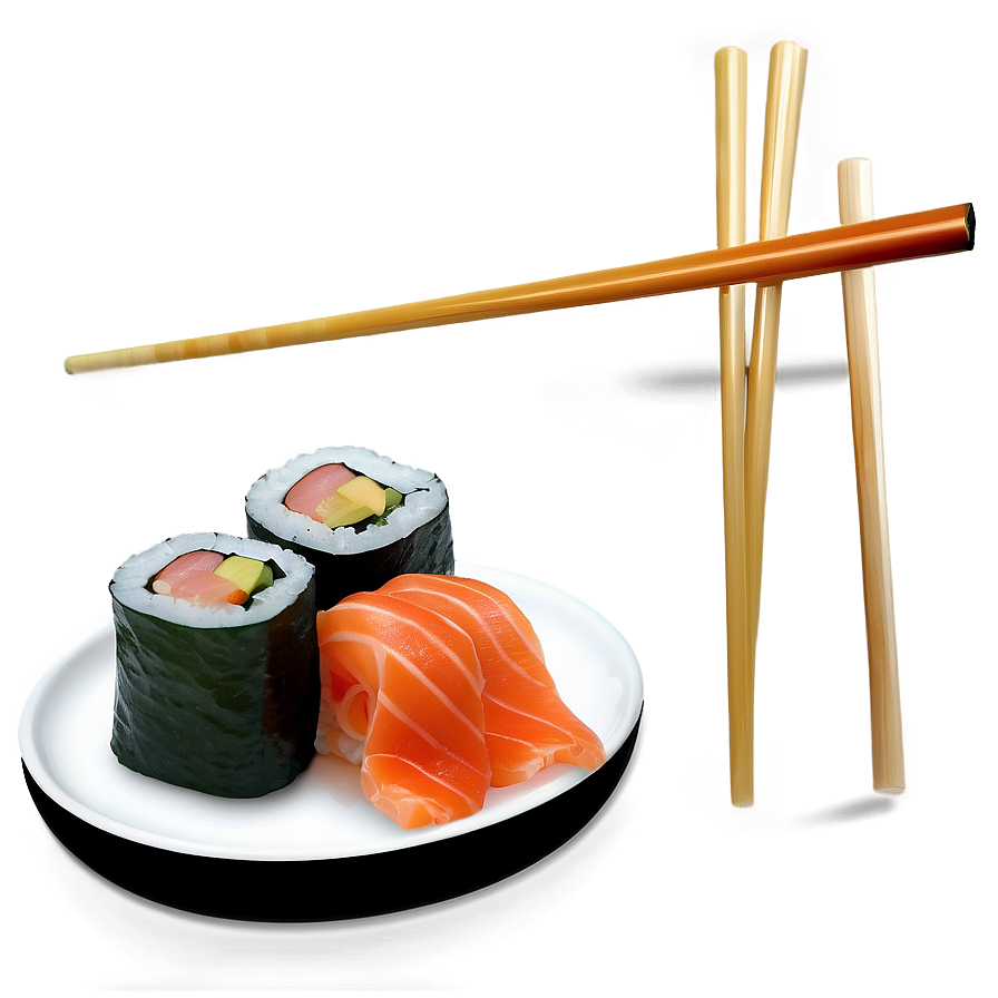 Traditional Sushi Plate Png Knr