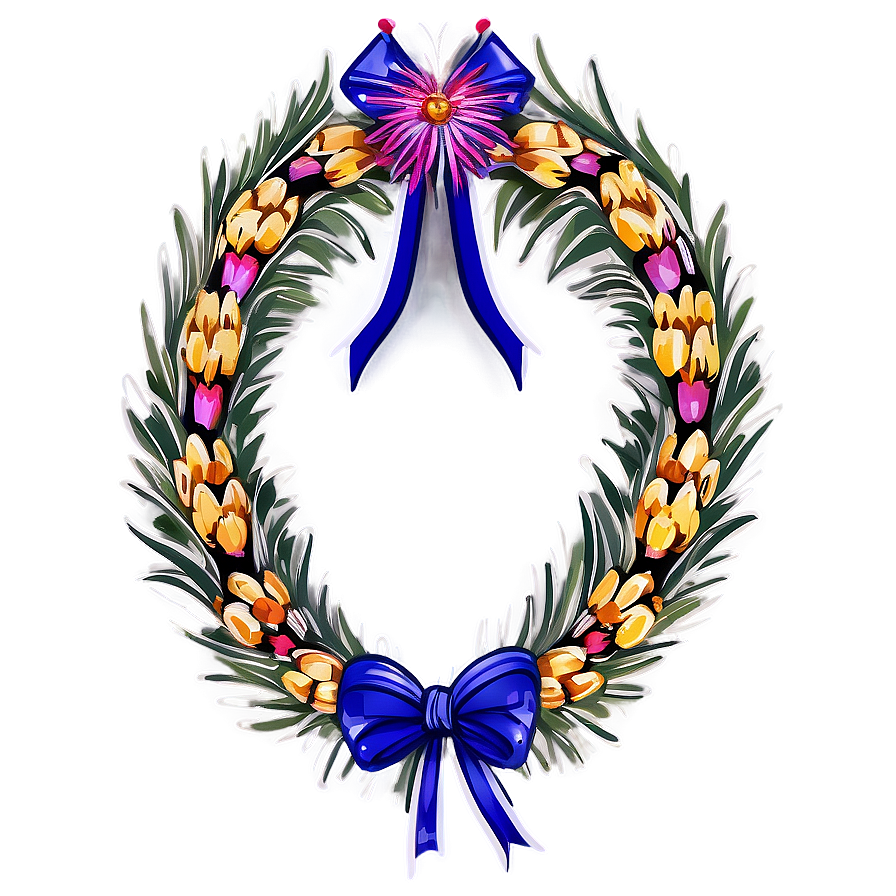 Traditional Ukrainian Wreath Png 44