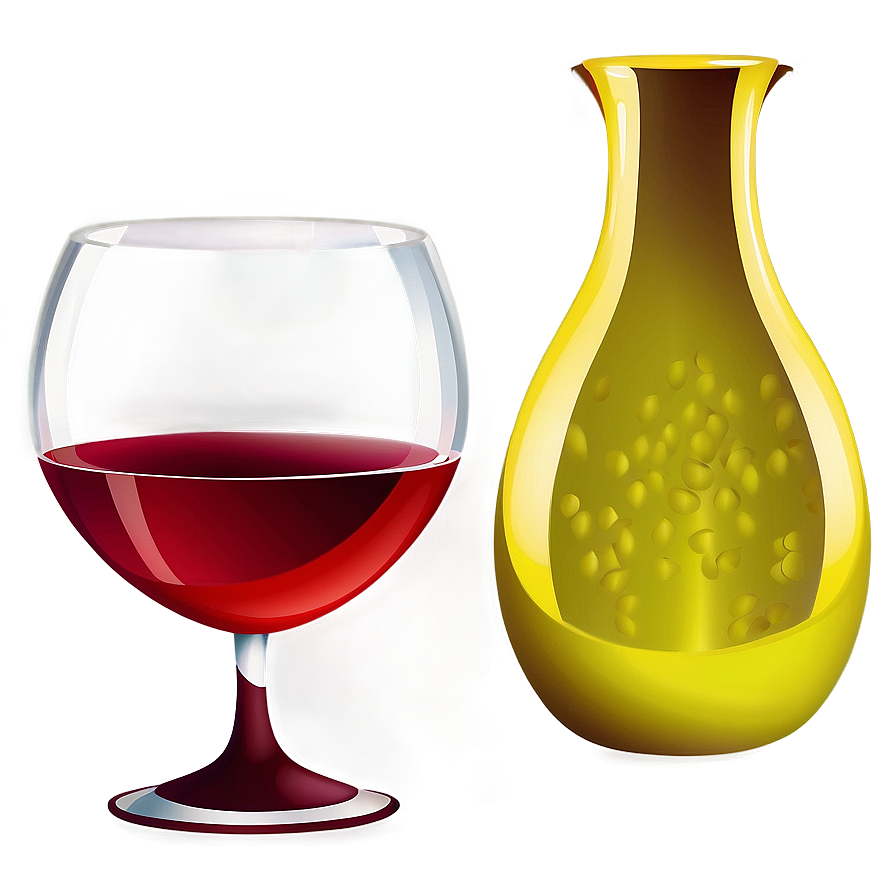 Traditional Wine Glasses Design Png 06212024