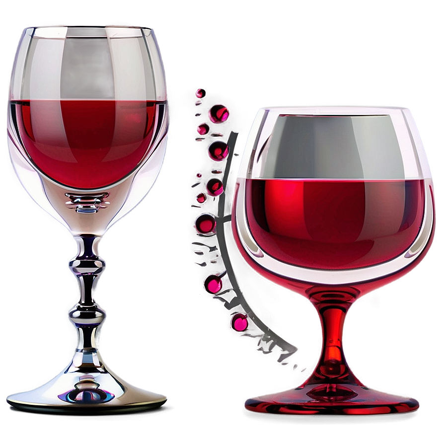 Traditional Wine Glasses Design Png Mwc2