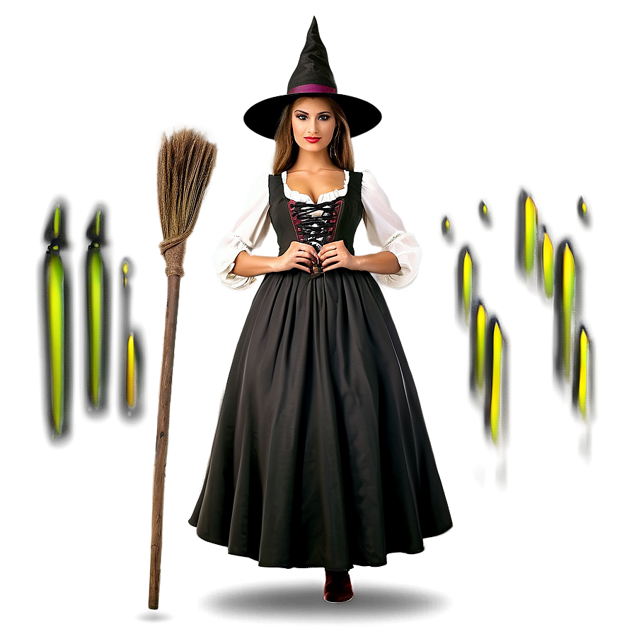 Traditional Witch Costume Png Nsp