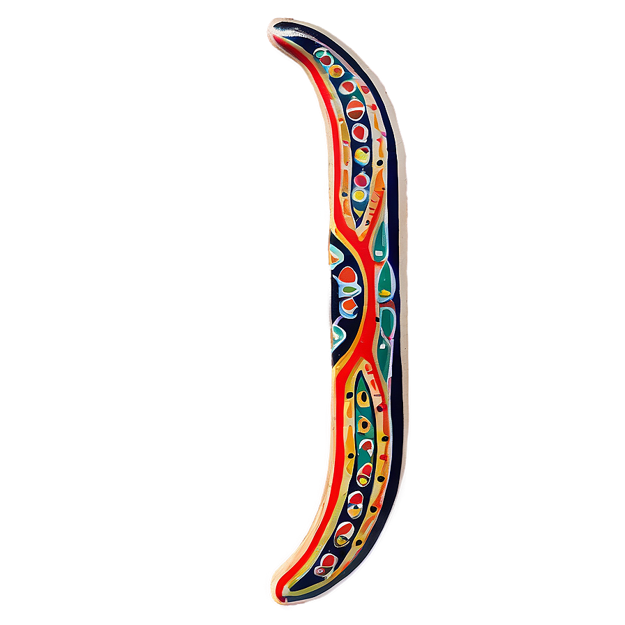 Traditional Wooden Boomerang PNG har23 PNG with transparent background