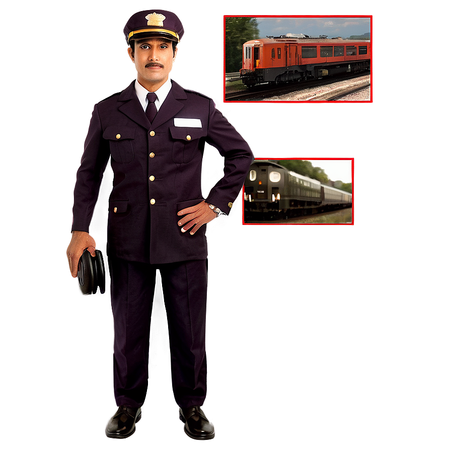 Train Conductor Uniform PNG chc PNG with transparent background