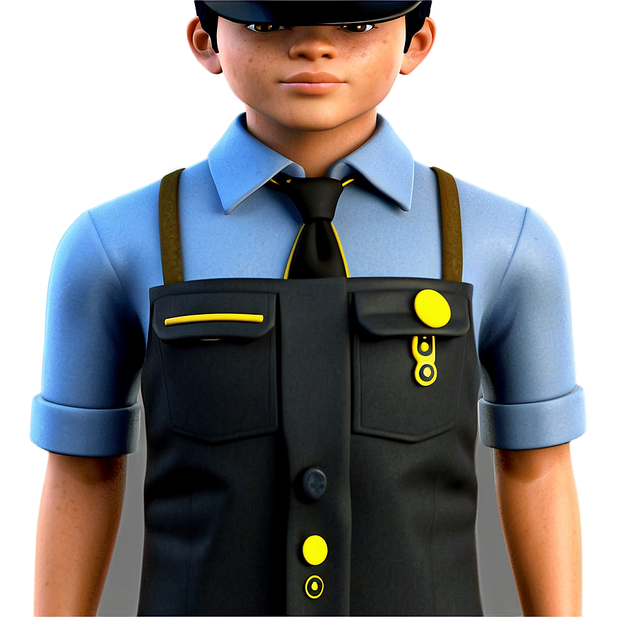 Train Conductor Uniform Png Kit