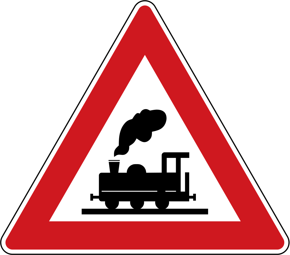 Train Crossing Sign