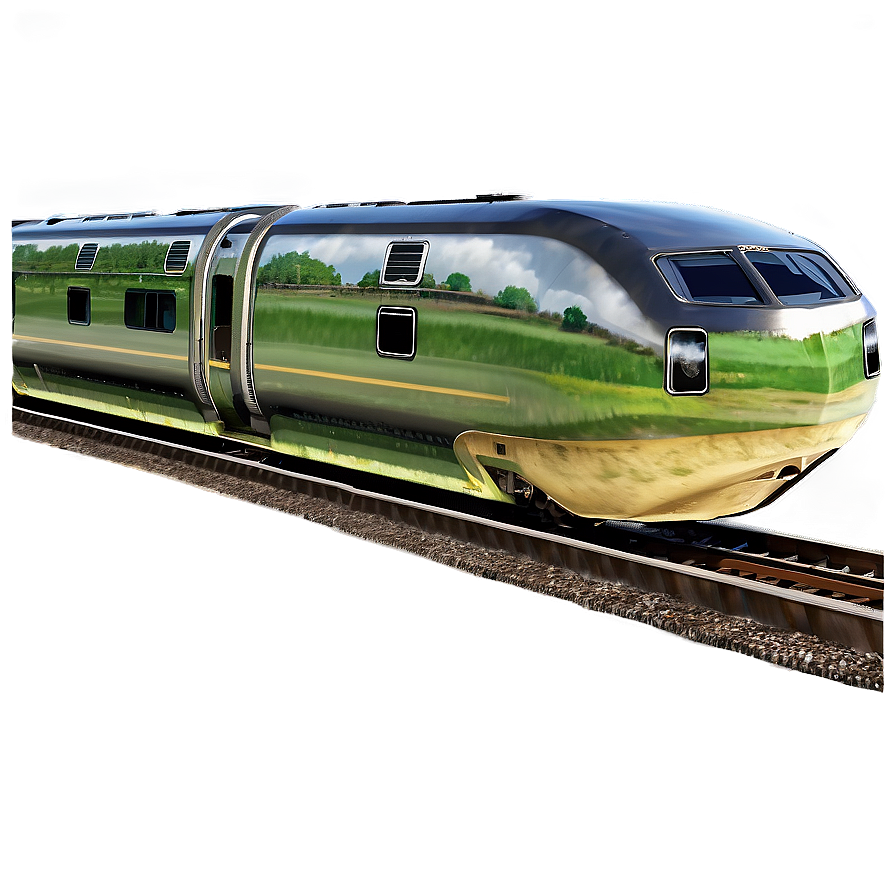 Train Passing Through Nature Png 31