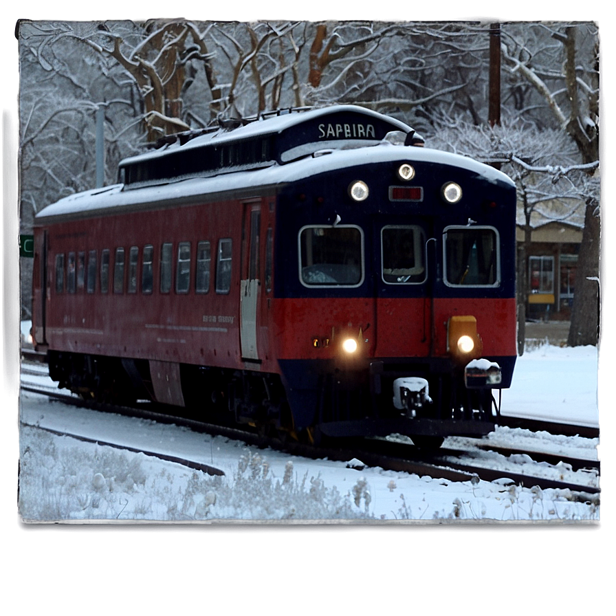 Train Station During Winter Png Gyv3