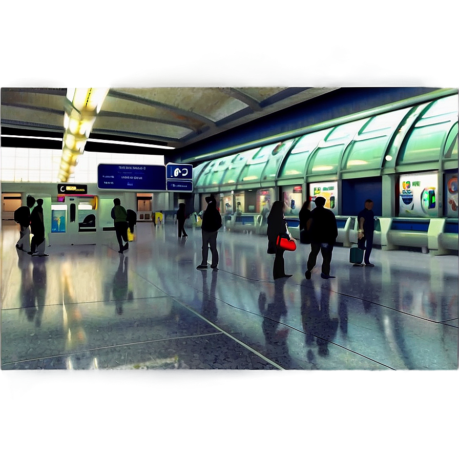 Train Station Terminal PNG 10 PNG with transparent background