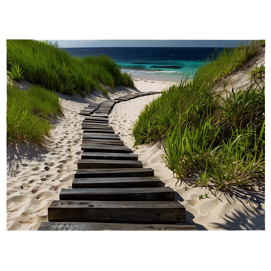 Tranquil Beach Path Png Njk