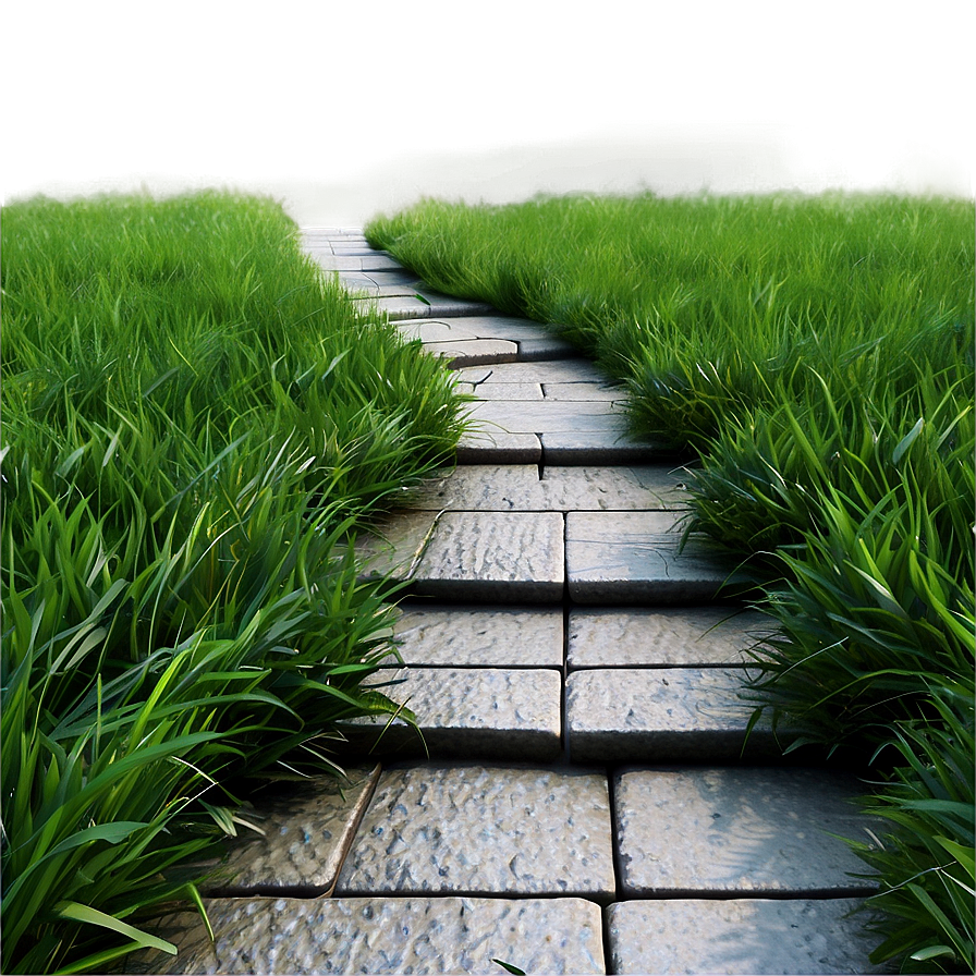 Tranquil Grass Pathway Png 69