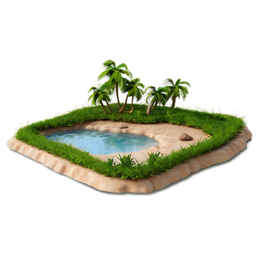 Tranquil Oasis Land PNG vvp44 PNG with transparent background